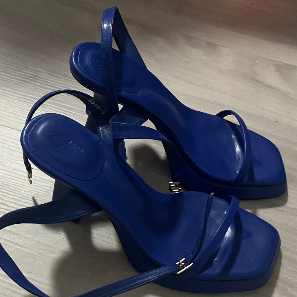 Blue heels